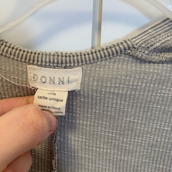 DONNI Ribbed Sweater Coat Cardigan - Picture 10 of 16